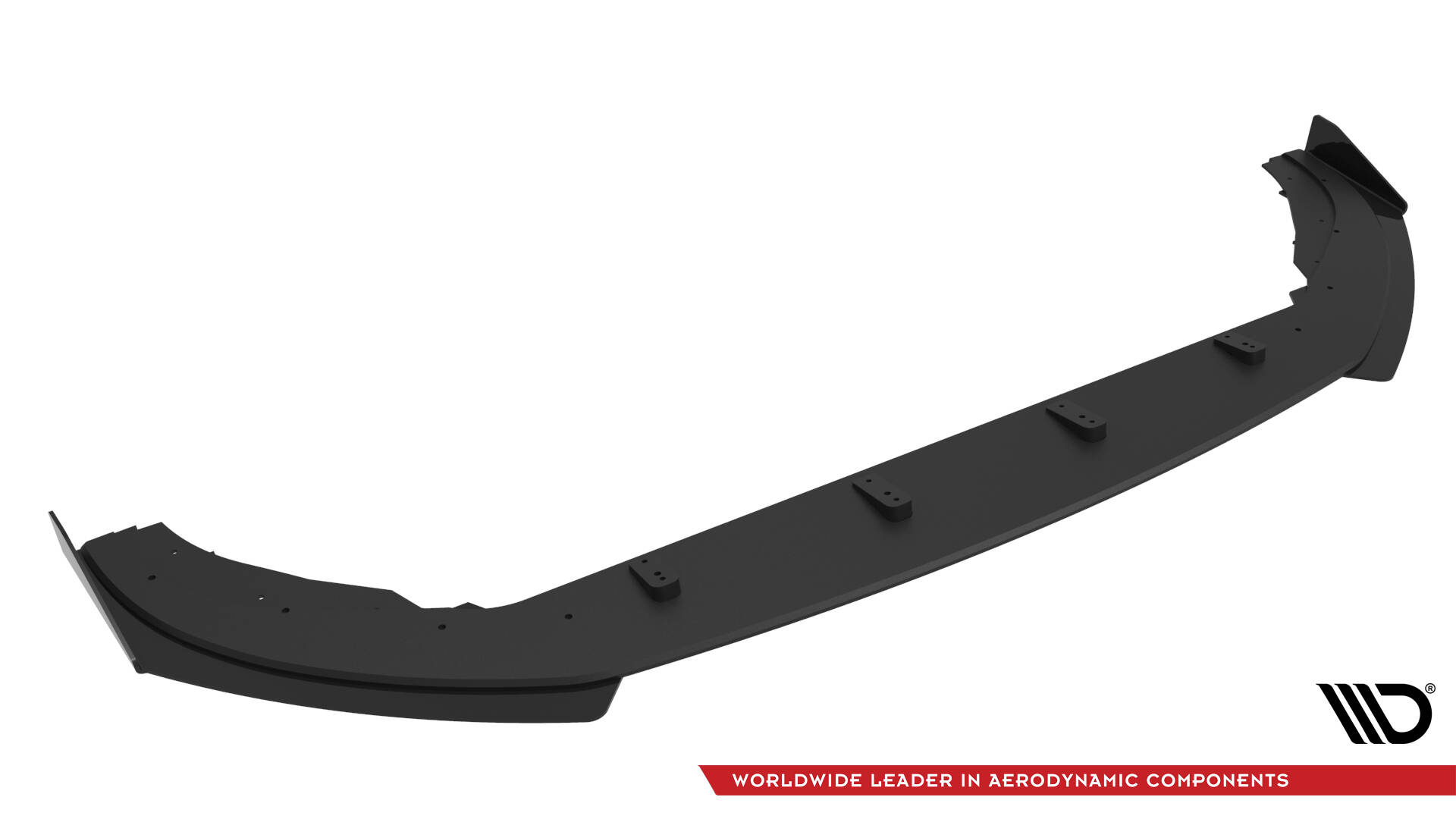 STREET PRO FRONT SPLITTER + FLAPS SUITABLE FOR VOLKSWAGEN POLO GTI MK6 FACELIFT – MAXTON DESIGN - 5