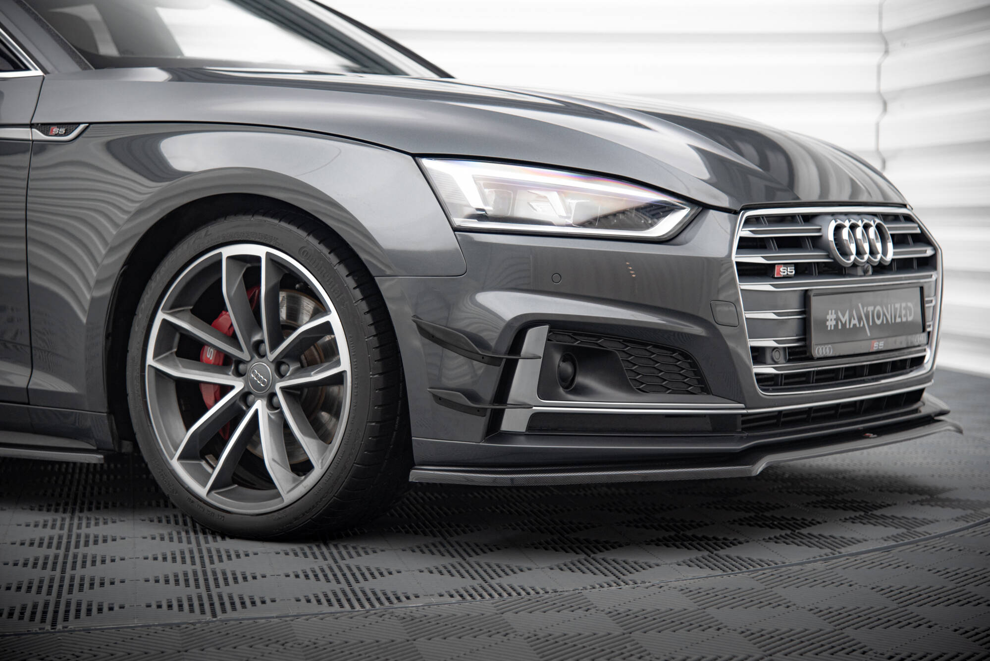 Front Bumper Wings (Canards) Audi S5 / A5 S-Line Coupe / Sportback F5 - 2