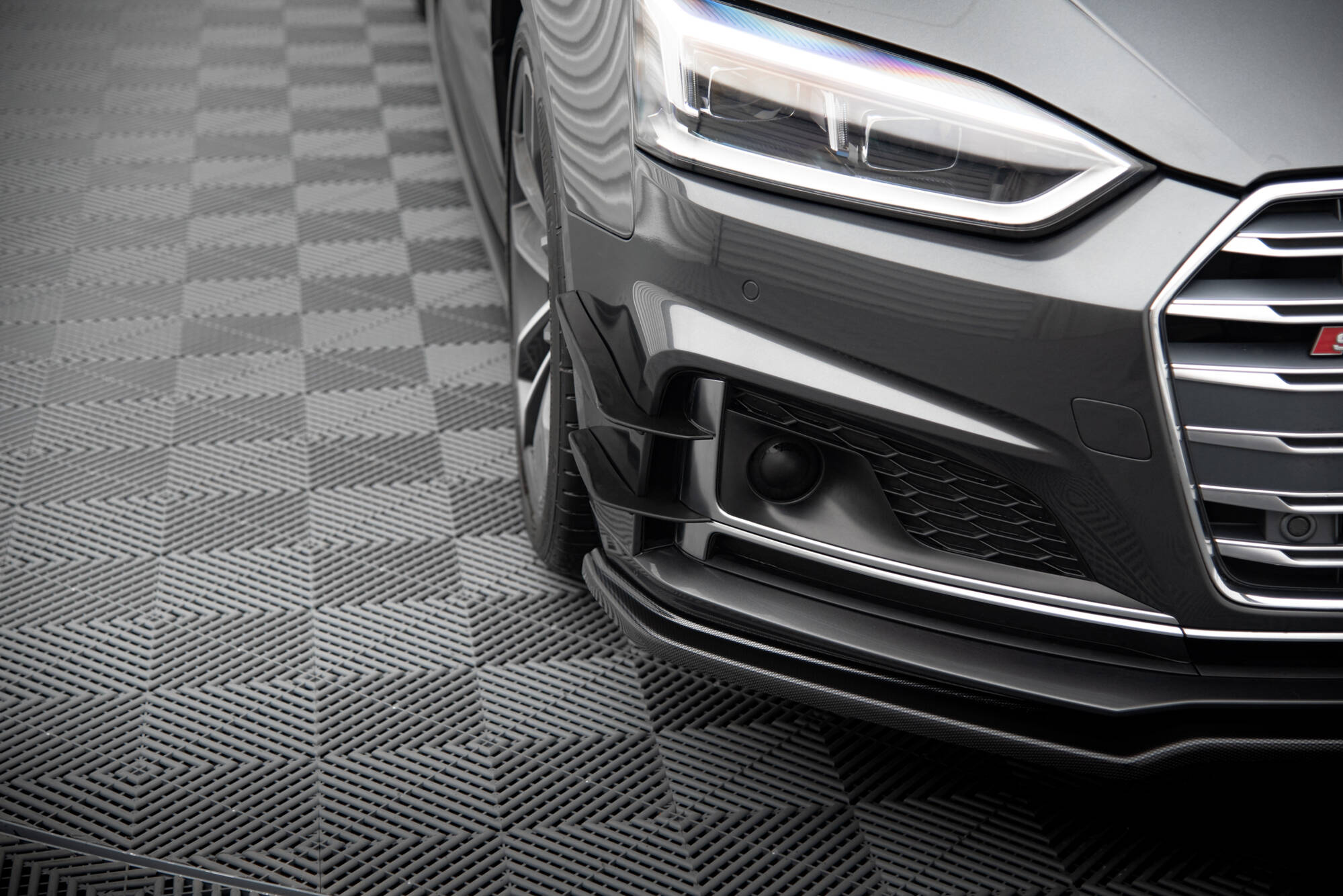 Front Bumper Wings (Canards) Audi S5 / A5 S-Line Coupe / Sportback F5 - 4