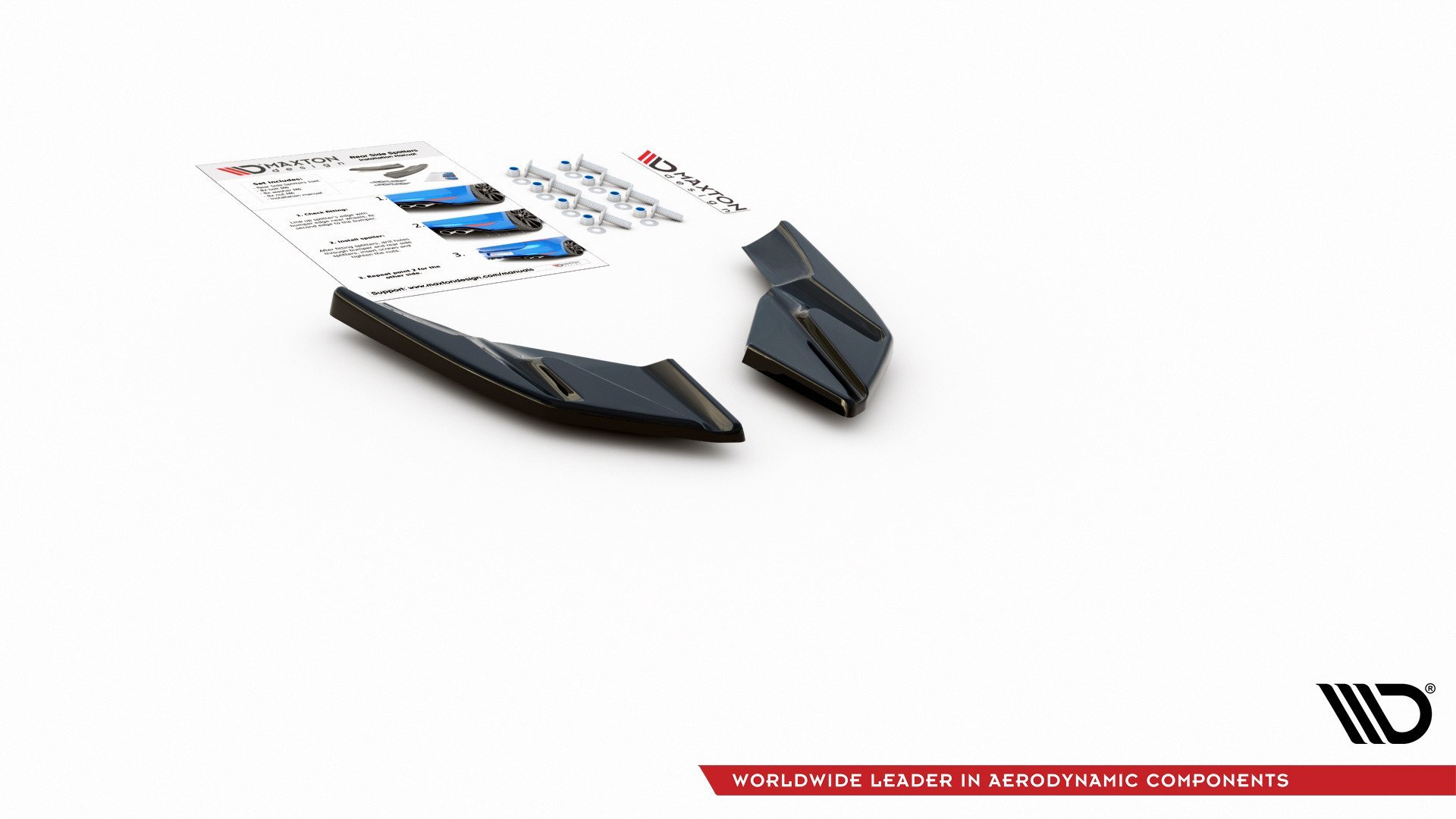Rear Side Splitters VW Golf MK8 (2020-) - 7