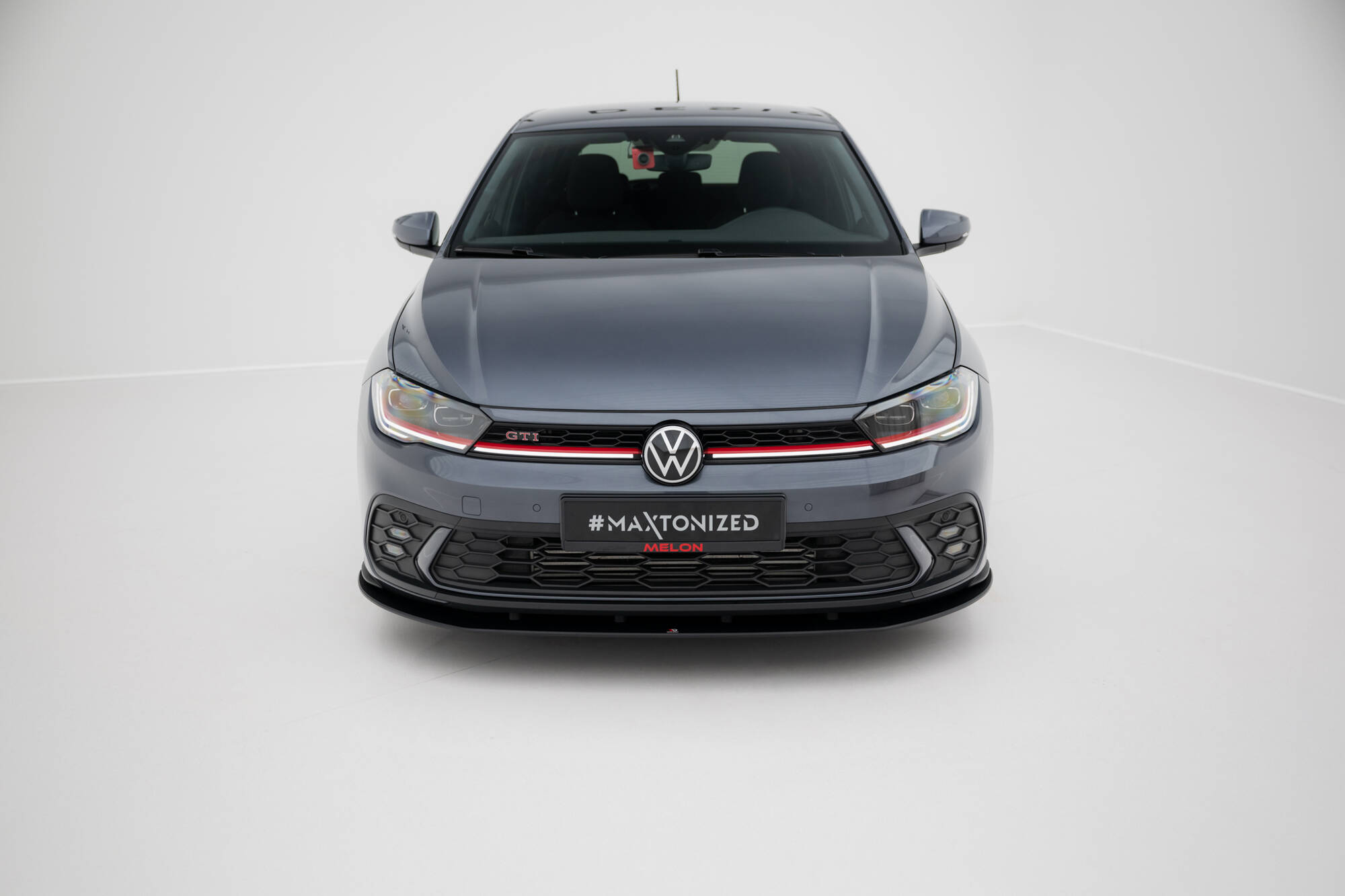 STREET PRO FRONT SPLITTER SUITABLE FOR VOLKSWAGEN POLO GTI MK6 FACELIFT – MAXTON DESIGN - 2