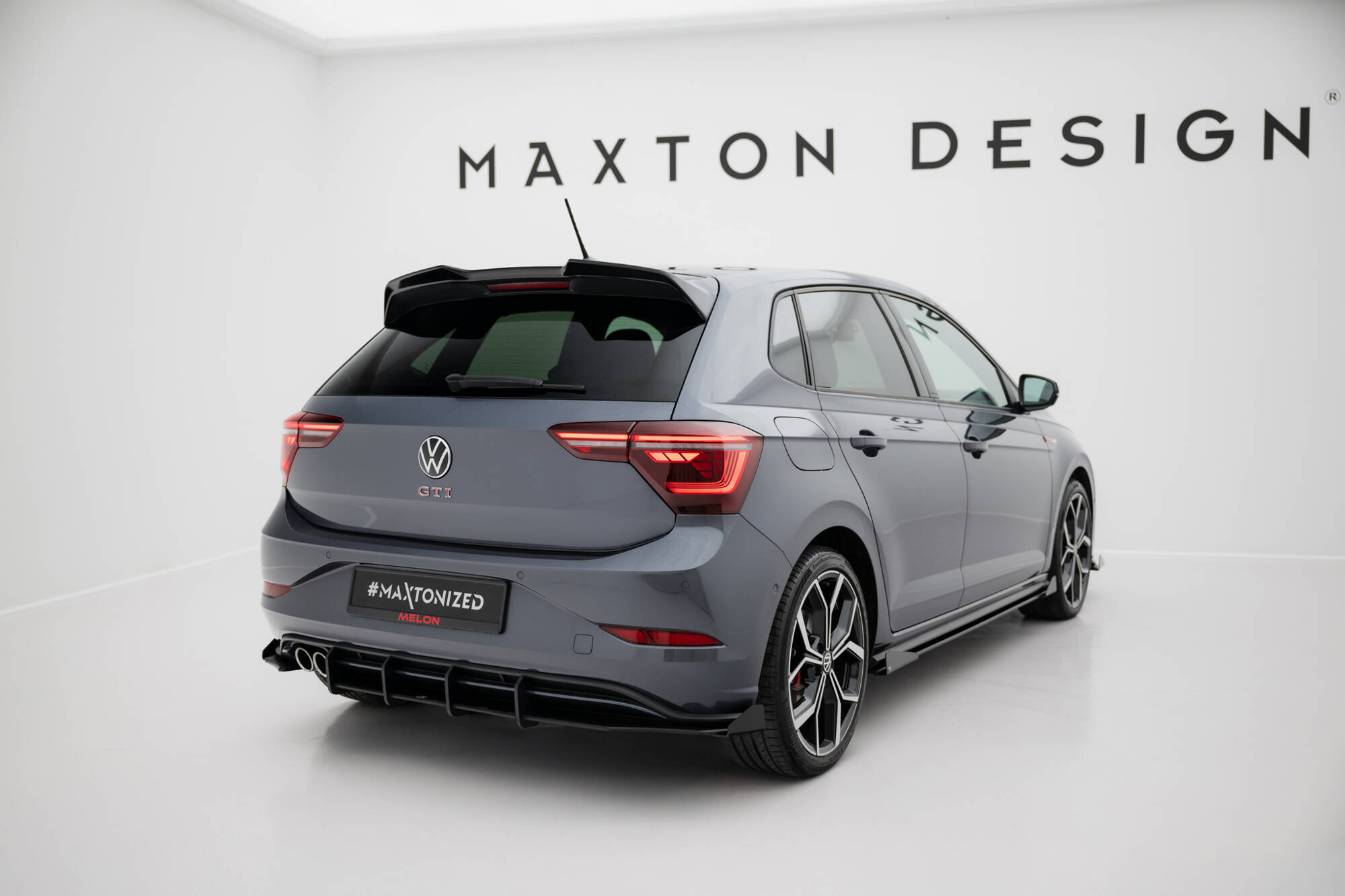 STREET PRO BAKRE DIFFUSER + FLÄRPAR TILL VOLKSWAGEN POLO GTI MK6 FACELIFT – MAXTON DESIGN - 5