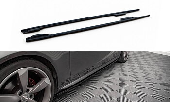 Side Skirts Diffusers V.2 Audi A4 / A4 S-Line / S4 B8