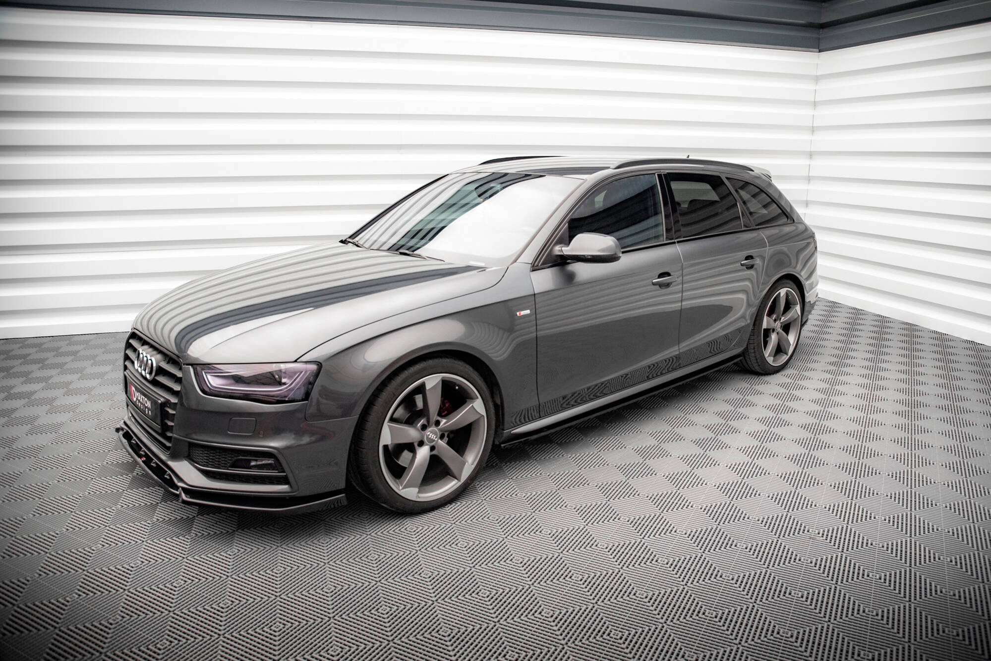 Side Skirts Diffusers V.2 Audi A4 / A4 S-Line / S4 B8 - 3