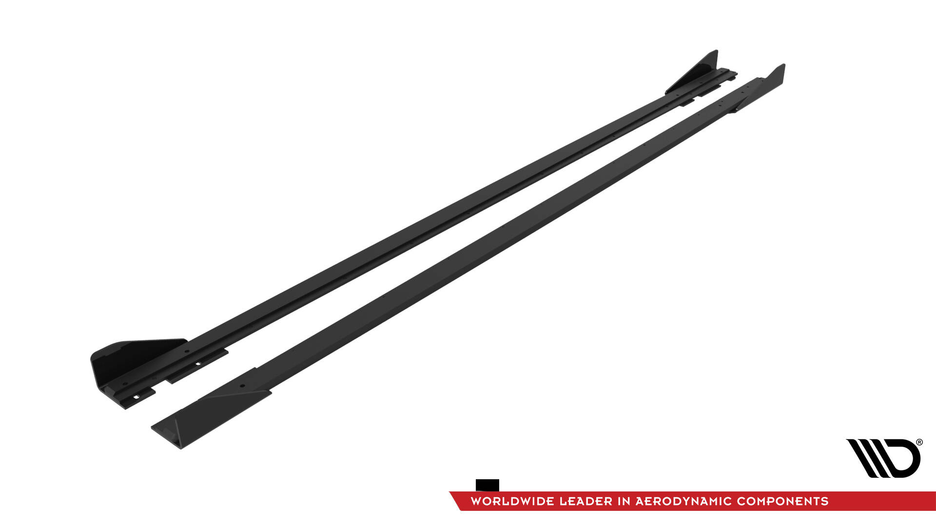 STREET PRO SIDE SKIRTS DIFFUSERS + FLAPS SUITABLE FOR VOLKSWAGEN POLO GTI MK6 FACELIFT – MAXTON DESIGN - 5