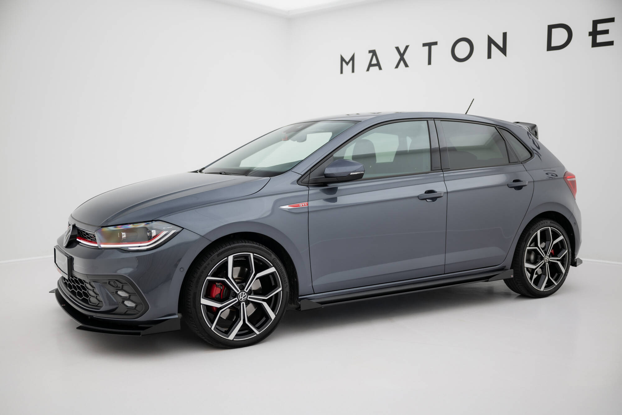 STREET PRO SIDE SKIRTS DIFFUSERS + FLAPS SUITABLE FOR VOLKSWAGEN POLO GTI MK6 FACELIFT – MAXTON DESIGN - 4