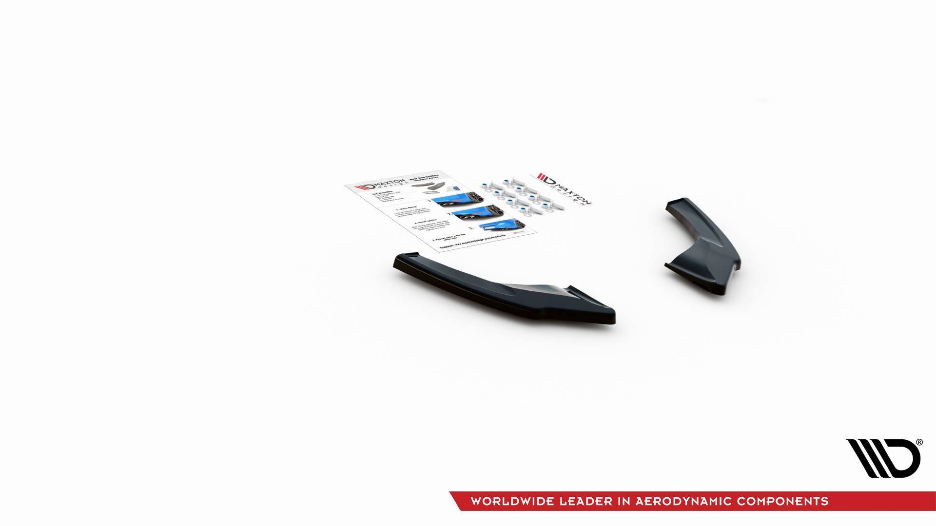 Rear Side Splitters V2 VW Golf 8 GTI Clubsport (2020-) - 5