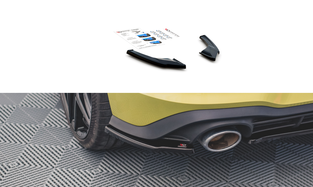 Rear Side Splitters V2 VW Golf 8 GTI Clubsport (2020-) - 4
