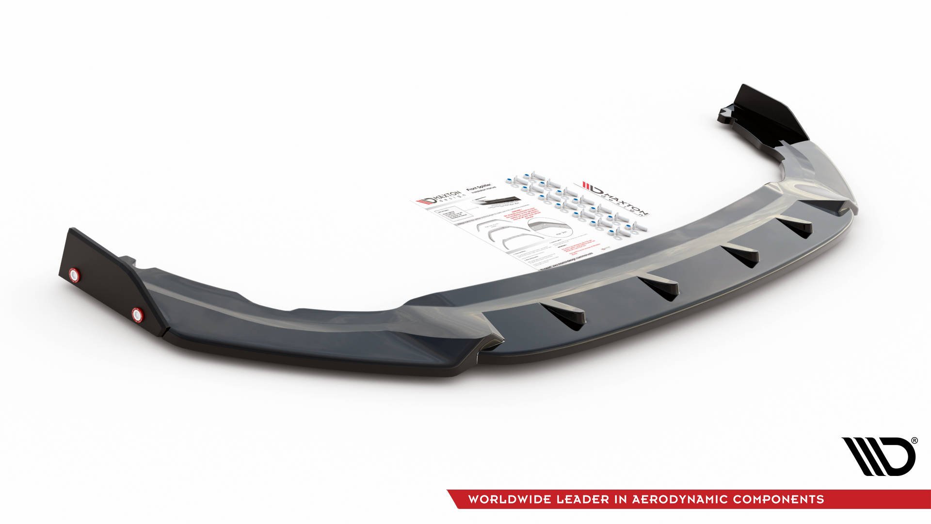 Front Splitter V.1 + Flaps VW Golf 8 GTI Clubsport - 5