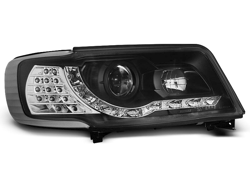 HEADLIGHTS AUDI 100 C4 12.90-06.94 DAYLIGHT BLACK