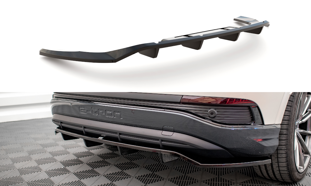 Central Rear Splitter (Vertical Bars) Audi Q4 e-Tron Sportback Mk1