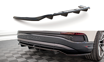 Central Rear Splitter (Vertical Bars) Audi Q4 e-Tron Sportback Mk1