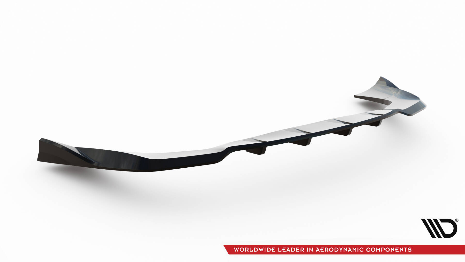 REAR SPLITTER (WITH VERTICAL BARS) V.2 SUITABLE FOR MERCEDES-AMG GT 63 / 55 / 63 S E PERFORMANCE C192 – MAXTON DESIGN - 2