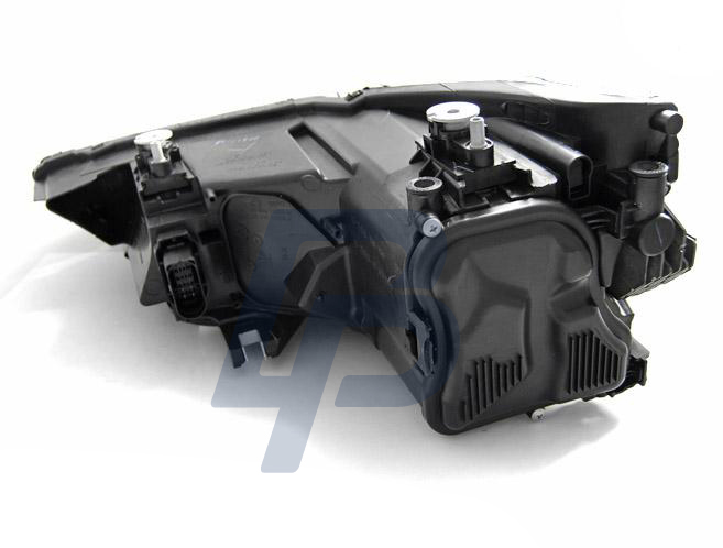 HEADLIGHTS AUDI A1 04.10-12.14 BLACK TRU DRL - 3
