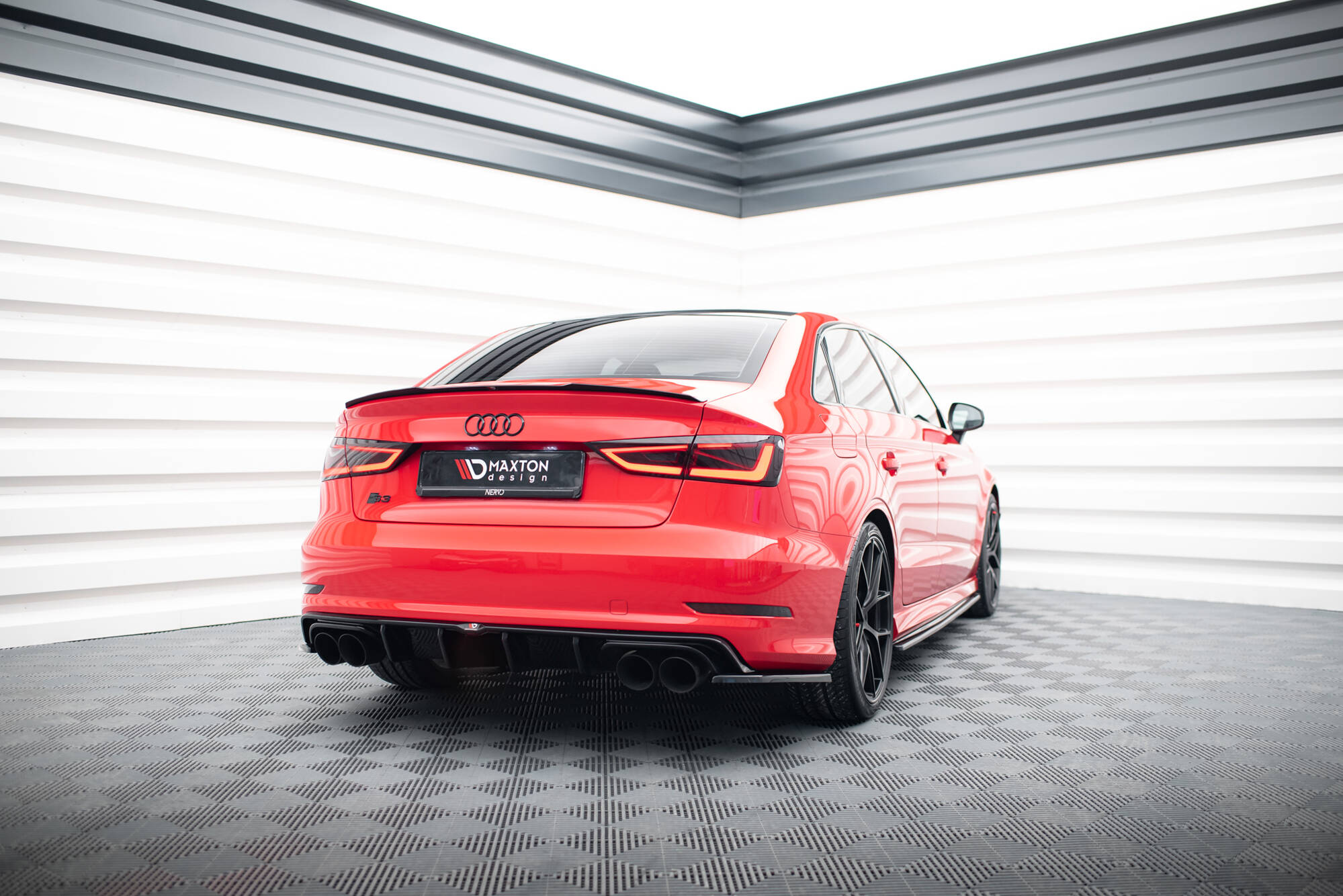 Spoiler CAP Audi A3 / A3 S-Line / S3 / RS3 Sedan 8V - 2
