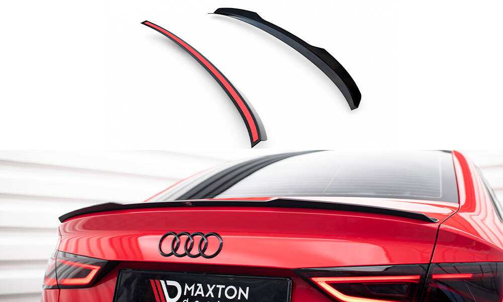 Spoiler CAP Audi A3 / A3 S-Line / S3 / RS3 Sedan 8V