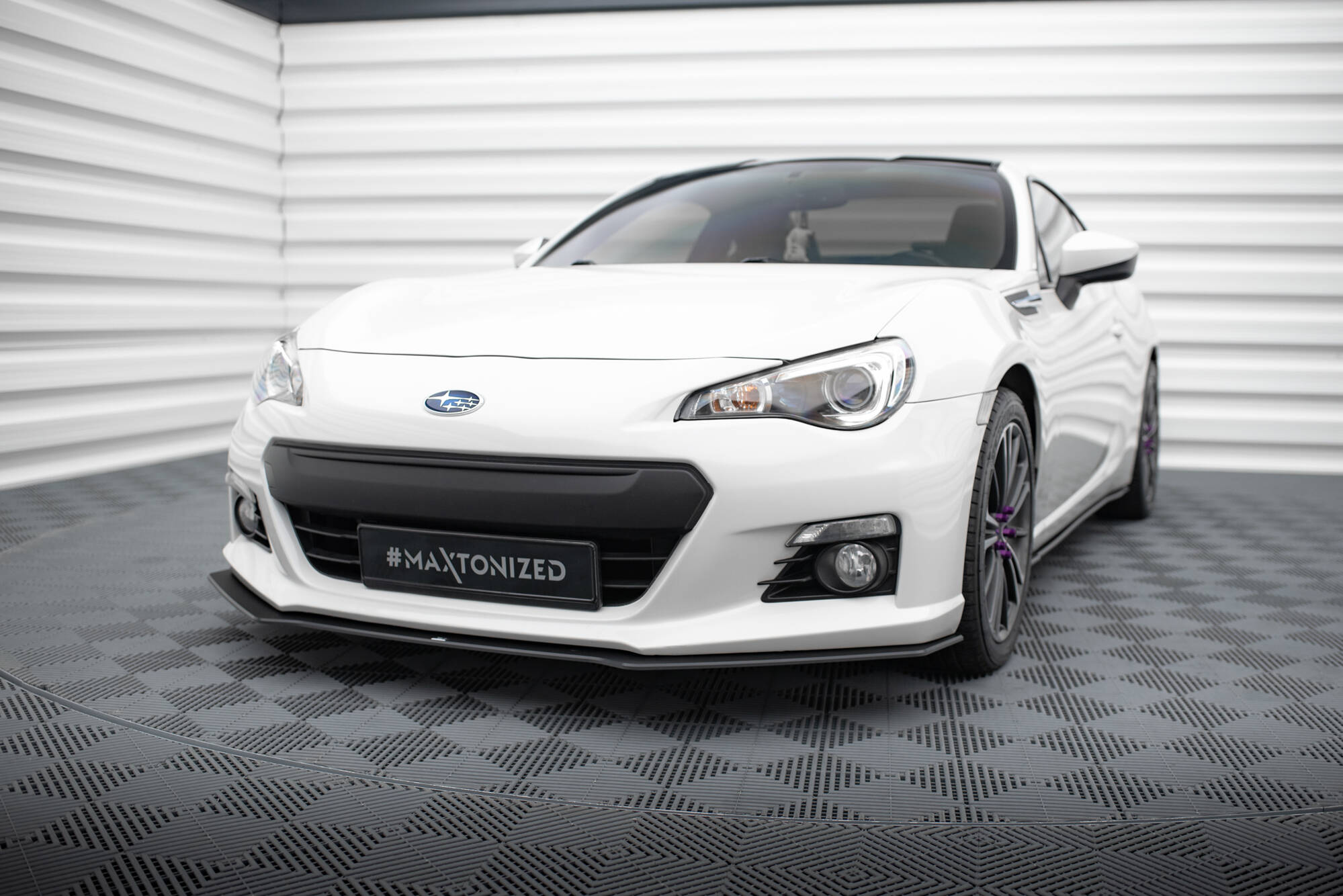 STREET PRO FRONT SPLITTER SUITABLE FOR SUBARU BRZ MK1 – MAXTON DESIGN - 2