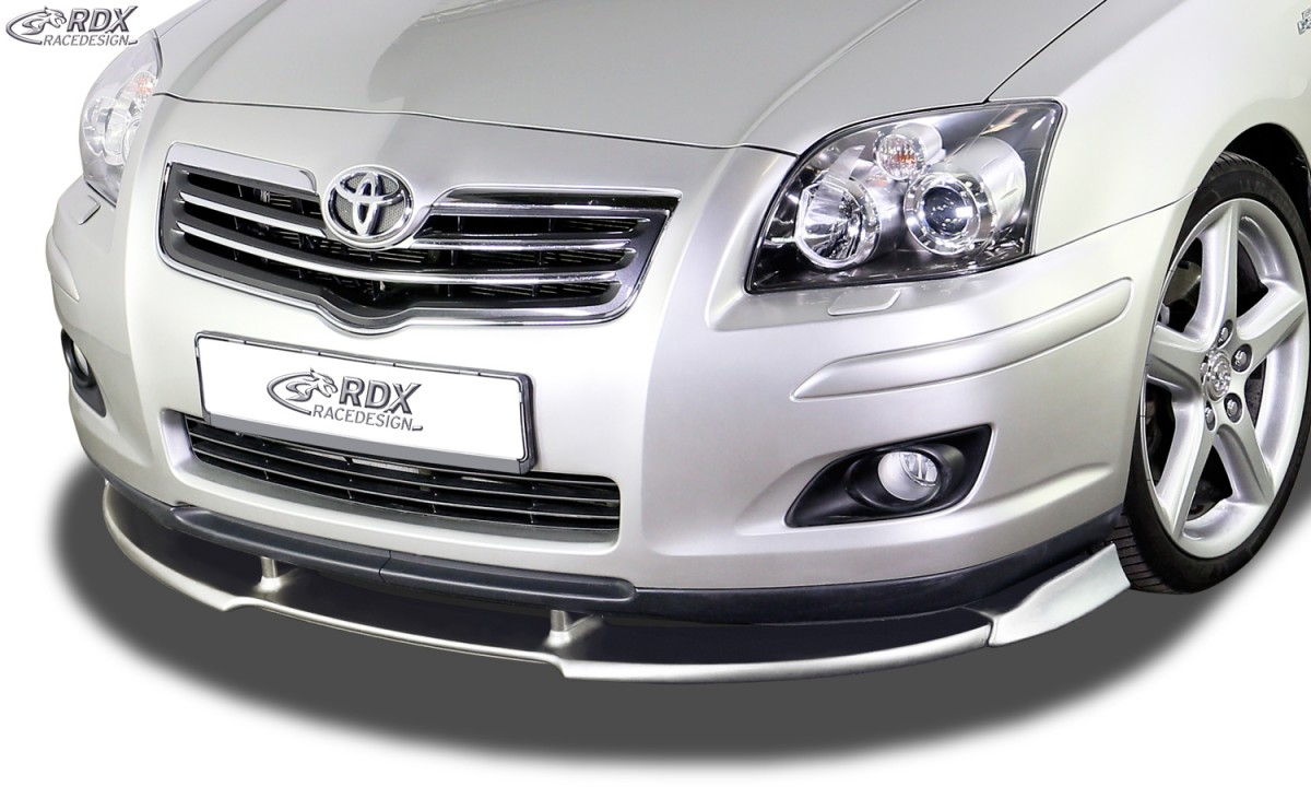 FRONT SPOILER VARIO-X TOYOTA AVENSIS (T25) 2006-2009 FRONT LIP SPLITTER