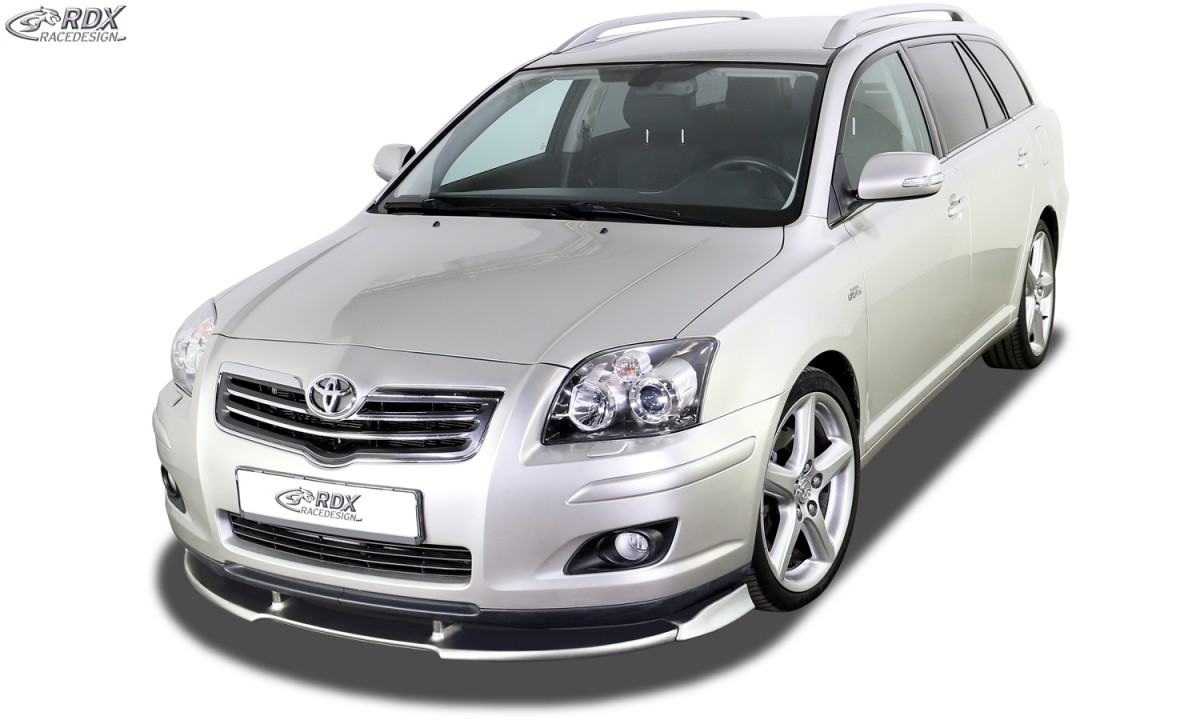 FRONT SPOILER VARIO-X TOYOTA AVENSIS (T25) 2006-2009 FRONT LIP SPLITTER - 2