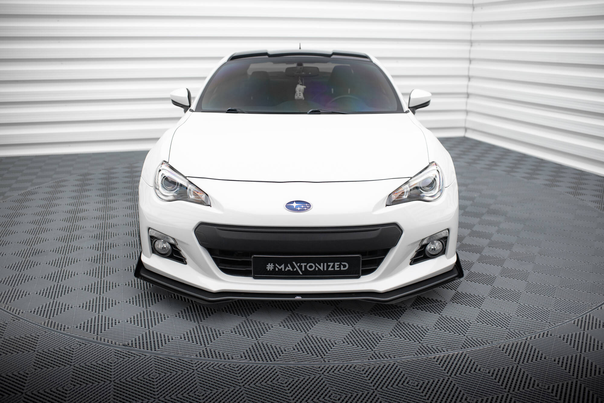 STREET PRO FRONT SPLITTER V.1 + FLAPS SUITABLE FOR SUBARU BRZ MK1 – MAXTON DESIGN
