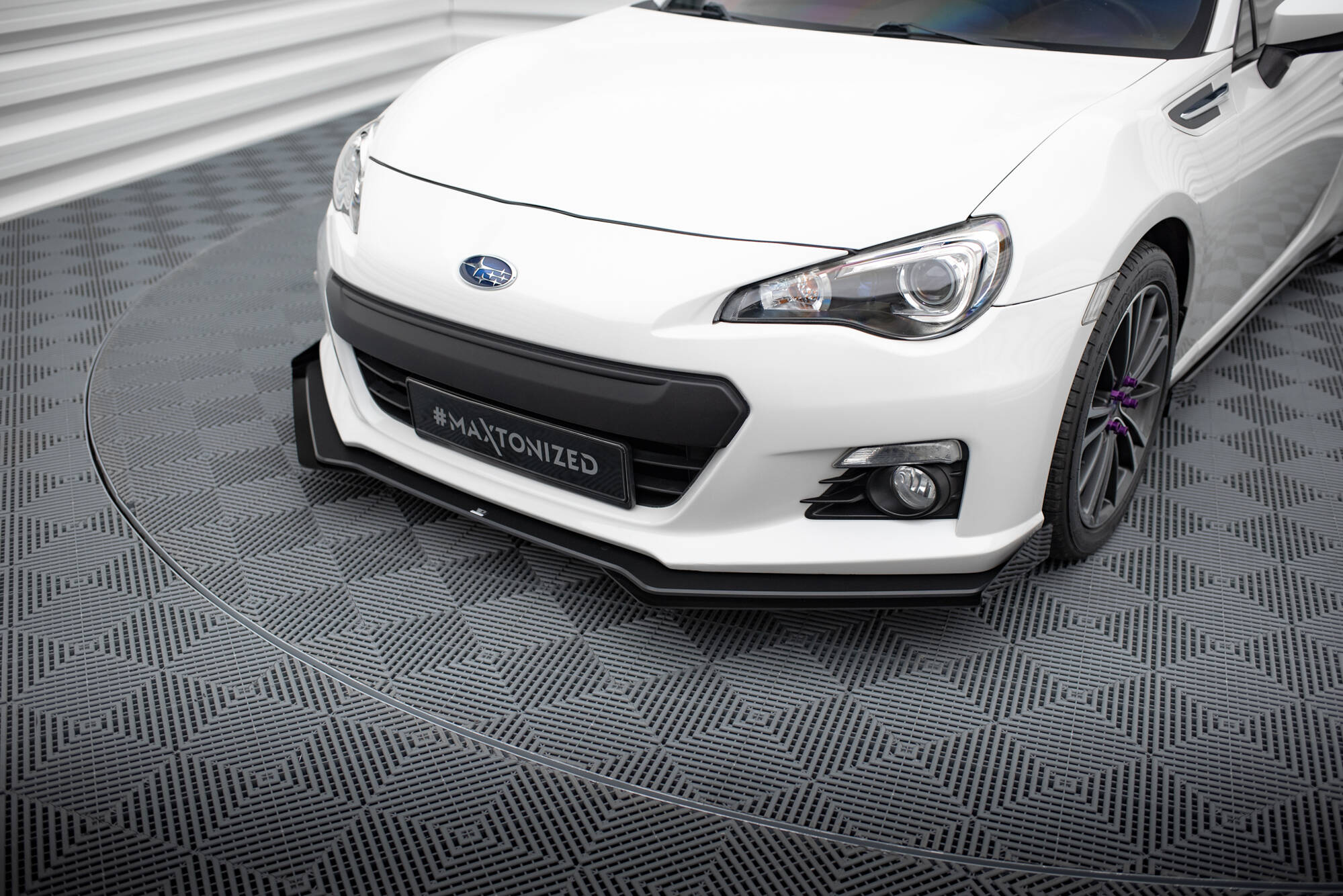 STREET PRO FRONT SPLITTER V.1 + FLAPS SUITABLE FOR SUBARU BRZ MK1 – MAXTON DESIGN - 2