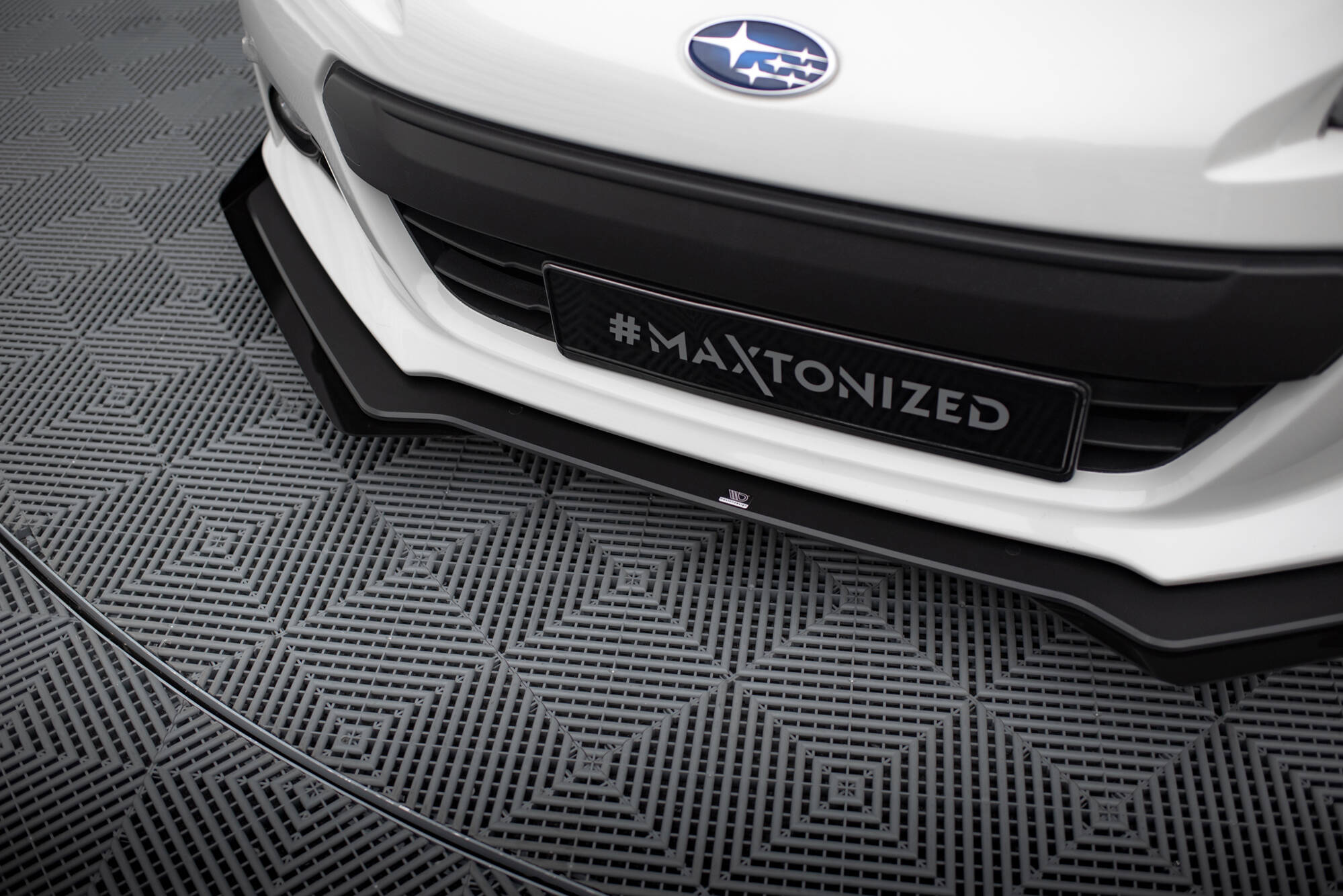 STREET PRO FRONT SPLITTER V.1 + FLAPS SUITABLE FOR SUBARU BRZ MK1 – MAXTON DESIGN - 3