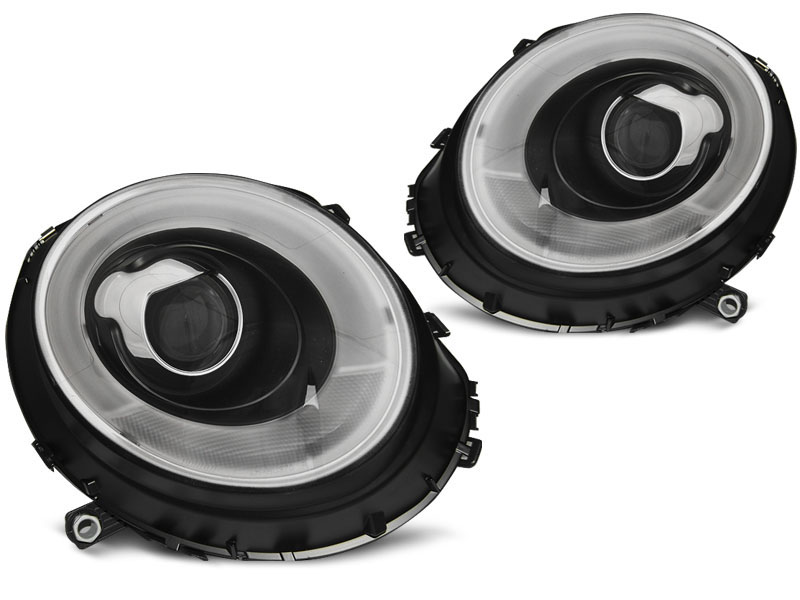 STRÅLKASTARE BMW MINI (COOPER) 06-14 TUBE LIGHT SVARTA