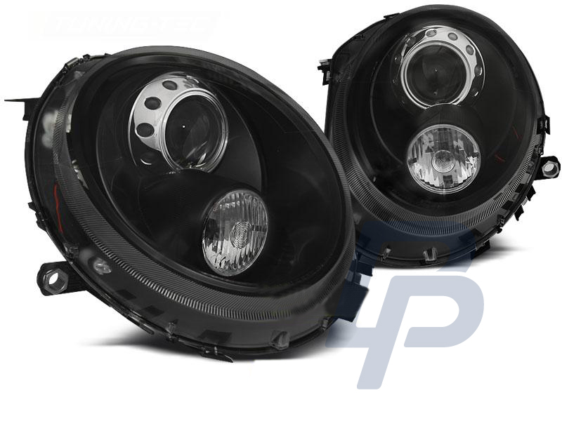 HEADLIGHTS BMW MINI (COOPER) 06-14 BLACK - 4