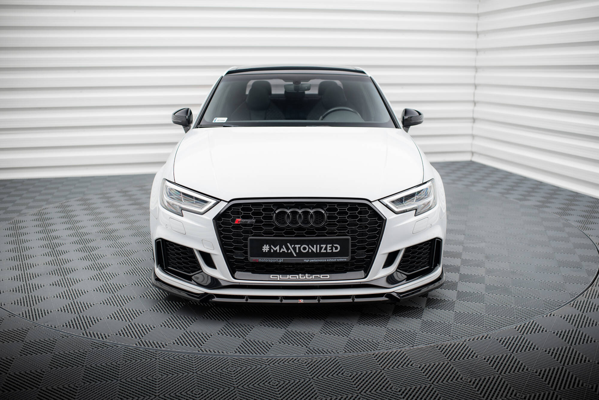 Front Splitter V.3 Audi RS3 Sedan 8V Facelift - 2