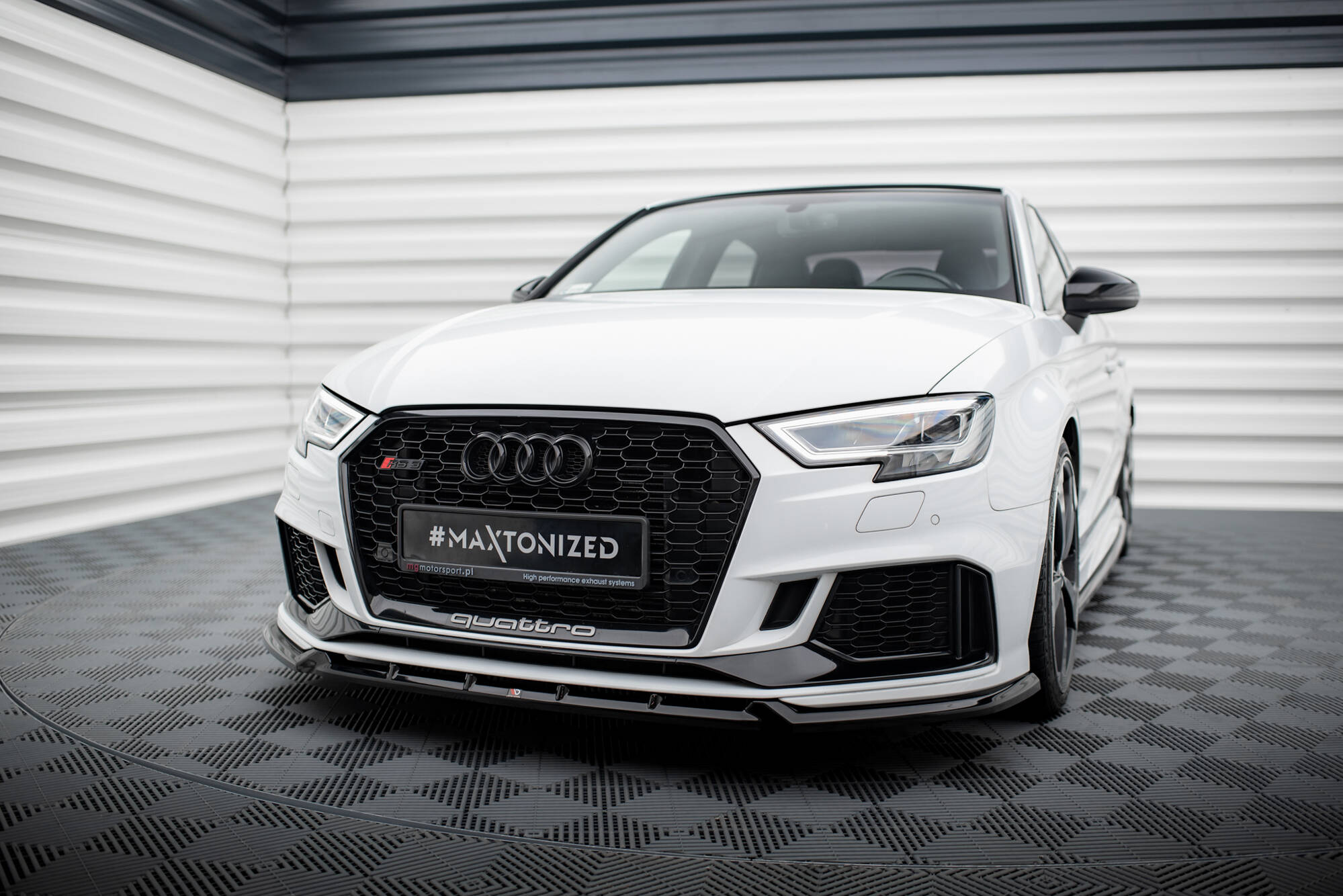 Front Splitter V.3 Audi RS3 Sedan 8V Facelift - 3