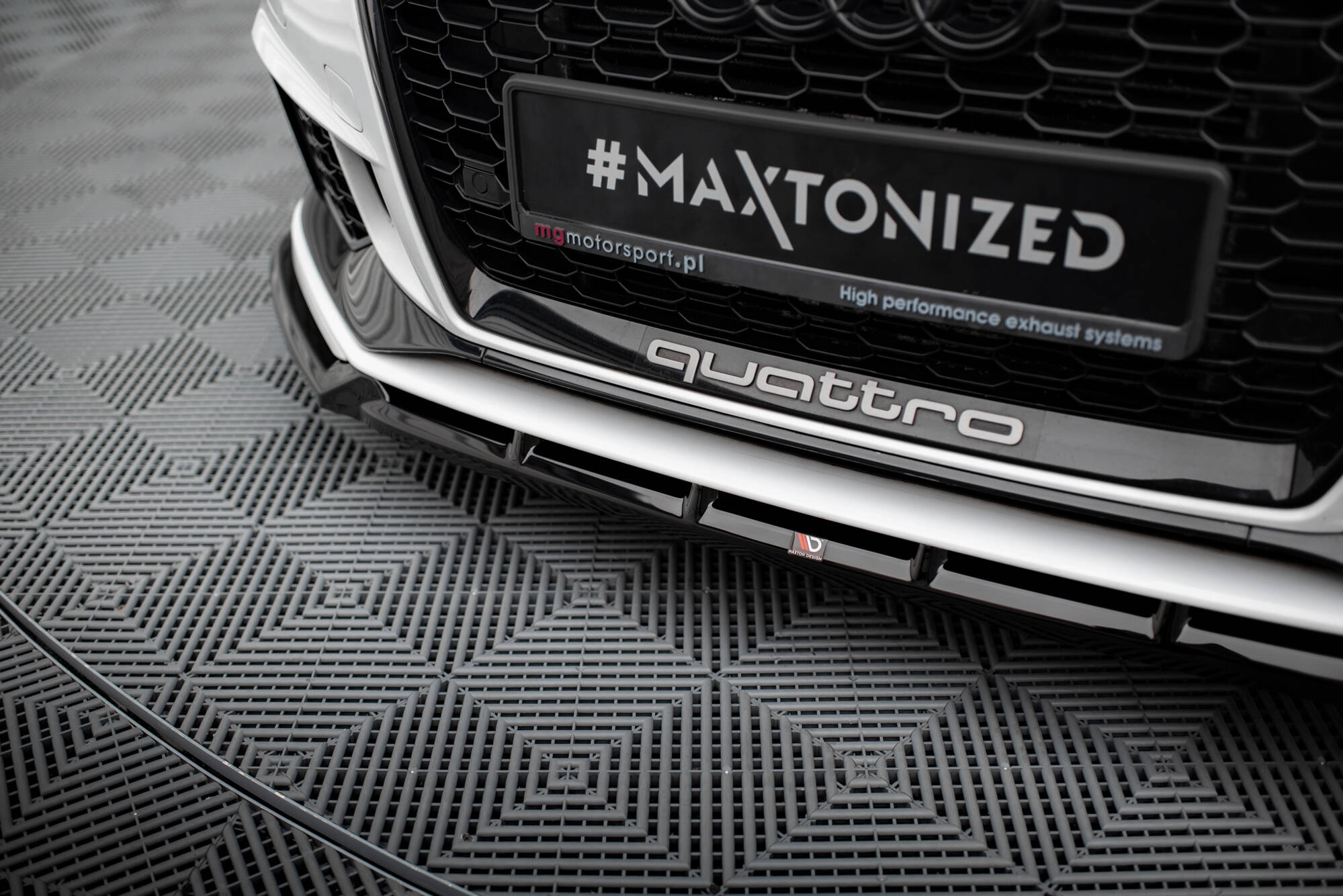 Front Splitter V.3 Audi RS3 Sedan 8V Facelift - 4