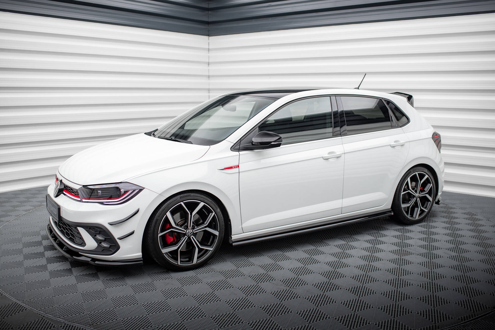 Side Skirts Diffusers Volkswagen Polo GTI Mk6 Facelift - 2
