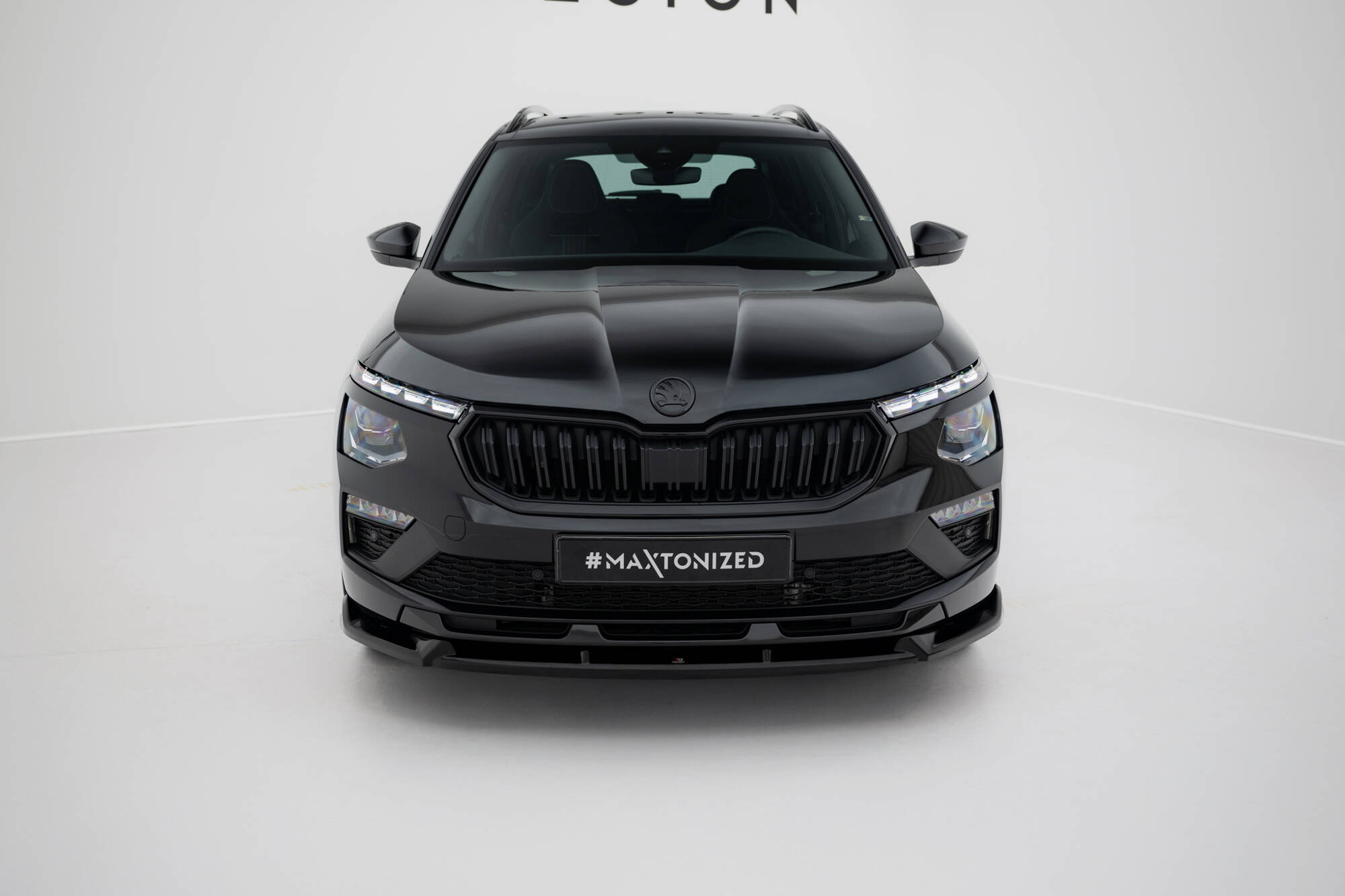 FRONT SPLITTER V.2 SUITABLE FOR SKODA KAMIQ MONTE CARLO MK1 FACELIFT – MAXTON DESIGN - 2