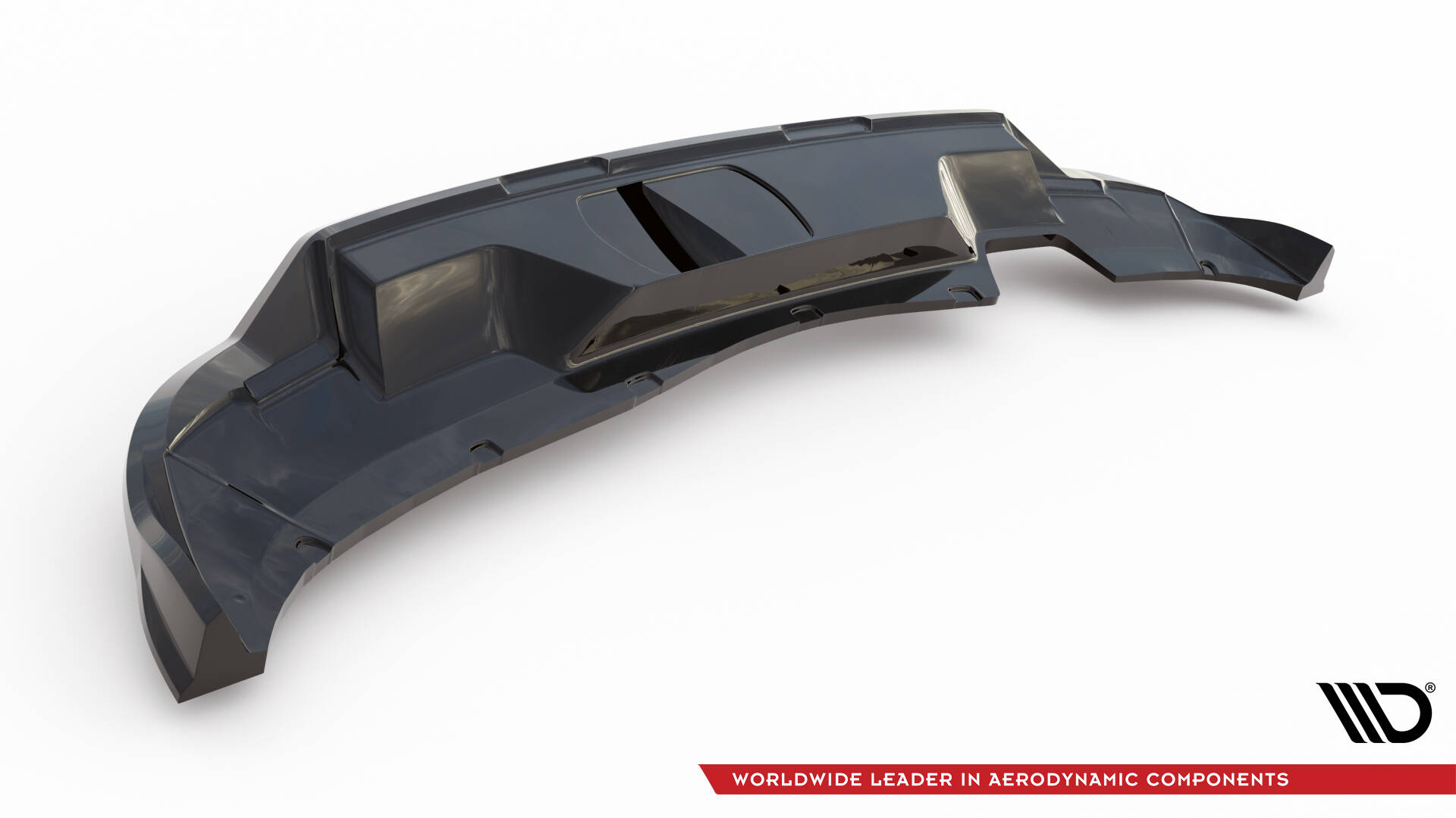 REAR SPLITTER (WITH VERTICAL BARS) SUITABLE FOR SKODA KAMIQ MONTE CARLO MK1 FACELIFT – MAXTON DESIGN - 3