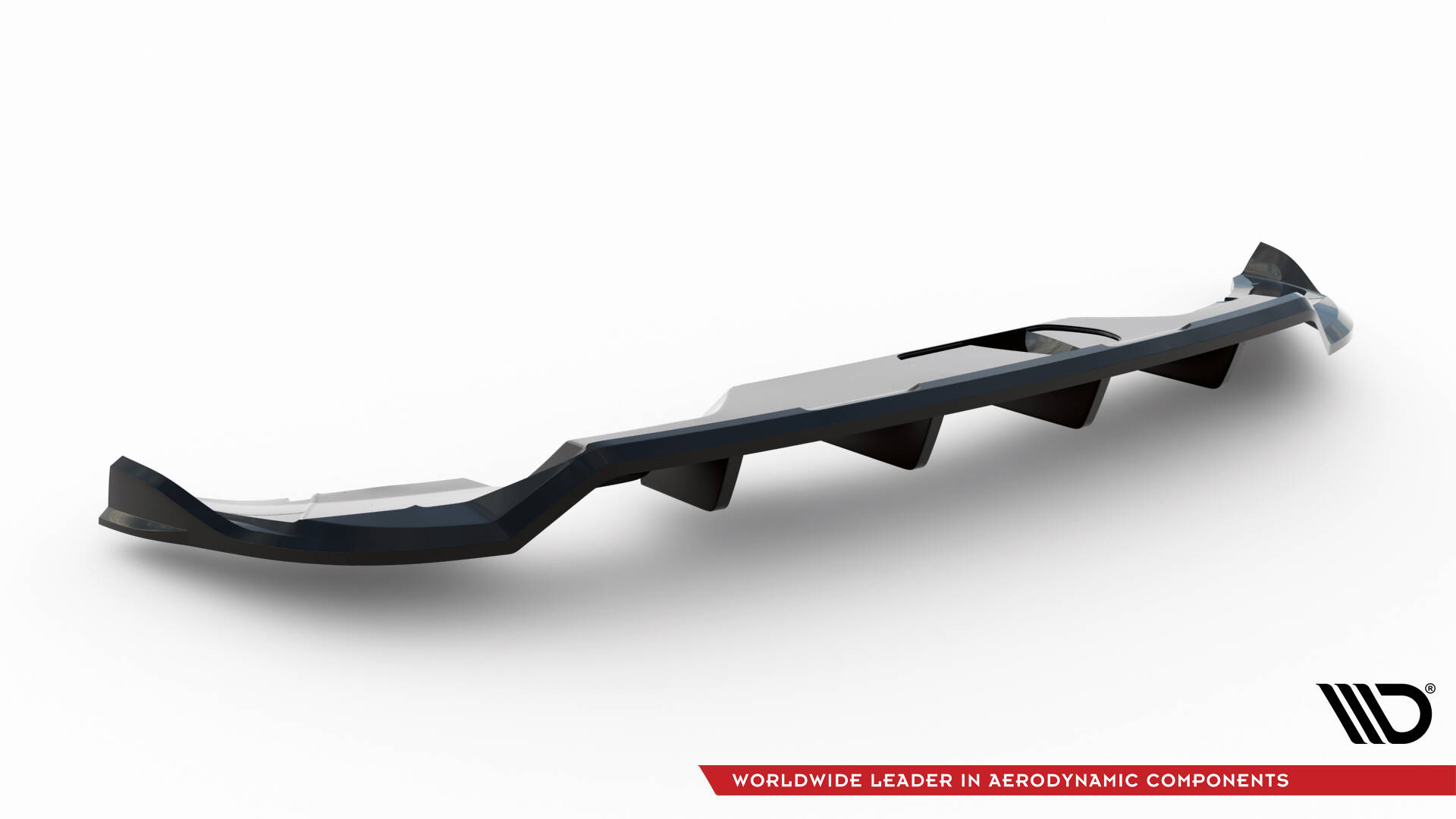 REAR SPLITTER (WITH VERTICAL BARS) SUITABLE FOR SKODA KAMIQ MONTE CARLO MK1 FACELIFT – MAXTON DESIGN - 5