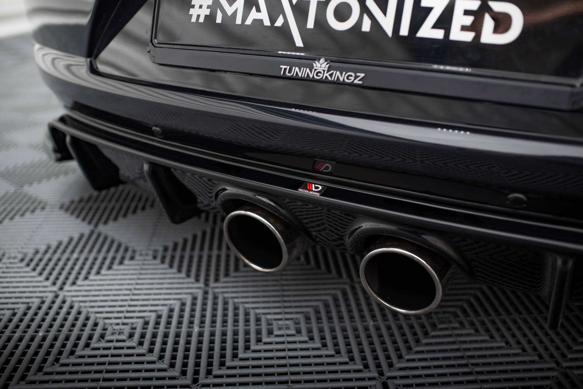 Rear Valance V.2 Volkswagen Scirocco Mk3 (R32 Exhaust) - 5
