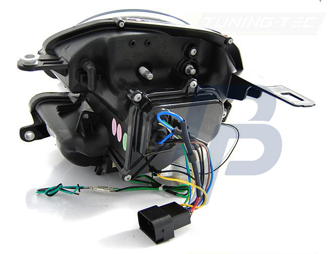 HEADLIGHTS BMW MINI (COOPER) 06-14 TUBE LIGHT BLACK - 2