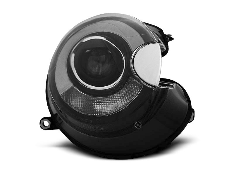 HEADLIGHTS BMW MINI (COOPER) 06-14 TUBE LIGHT BLACK
