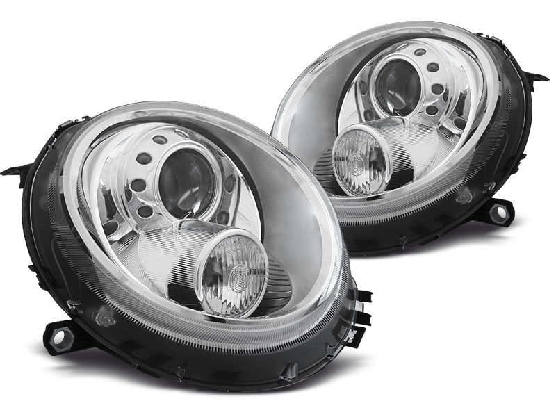 HEADLIGHTS BMW MINI (COOPER) 06-14 CHROME