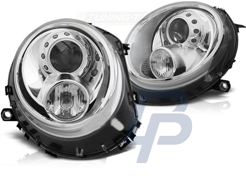 HEADLIGHTS BMW MINI (COOPER) 06-14 CHROME - 3