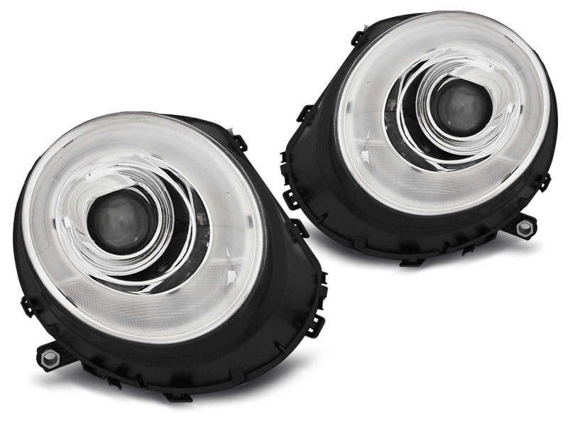 STRÅLKASTARE BMW MINI (COOPER) 06-14 TUBE LIGHT KROMADE