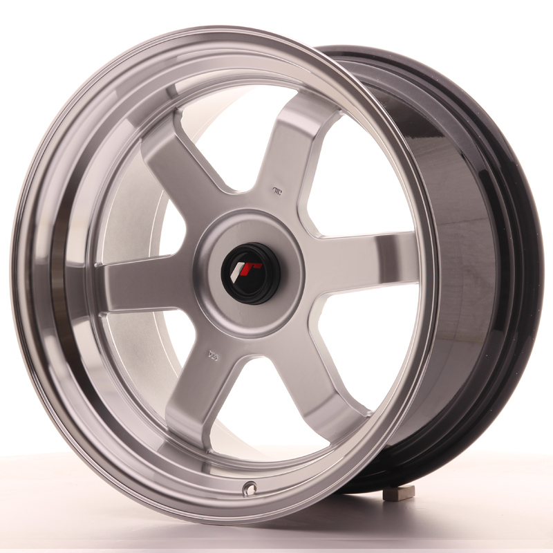 JAPAN RACING JR12 17X9 ET25 BLANK HYPER SILVER