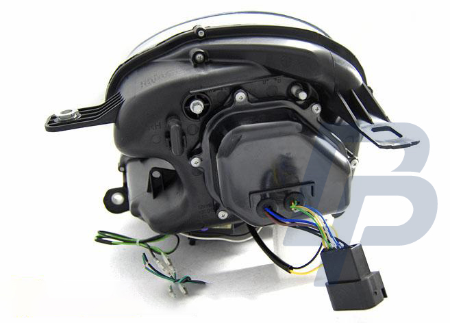 HEADLIGHTS BMW MINI (COOPER) R60 COUNTRYMAN 10-14 TUBE LIGHT BLACK HID - 3