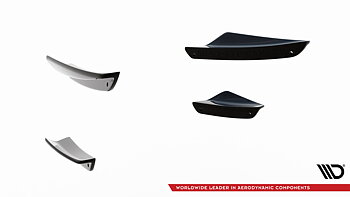 FRONT BUMPER WINGS (CANARDS) SUITABLE FOR AUDI A3 S-LINE SEDAN / S3 SEDAN 8Y FACELIFT – MAXTON DESIGN