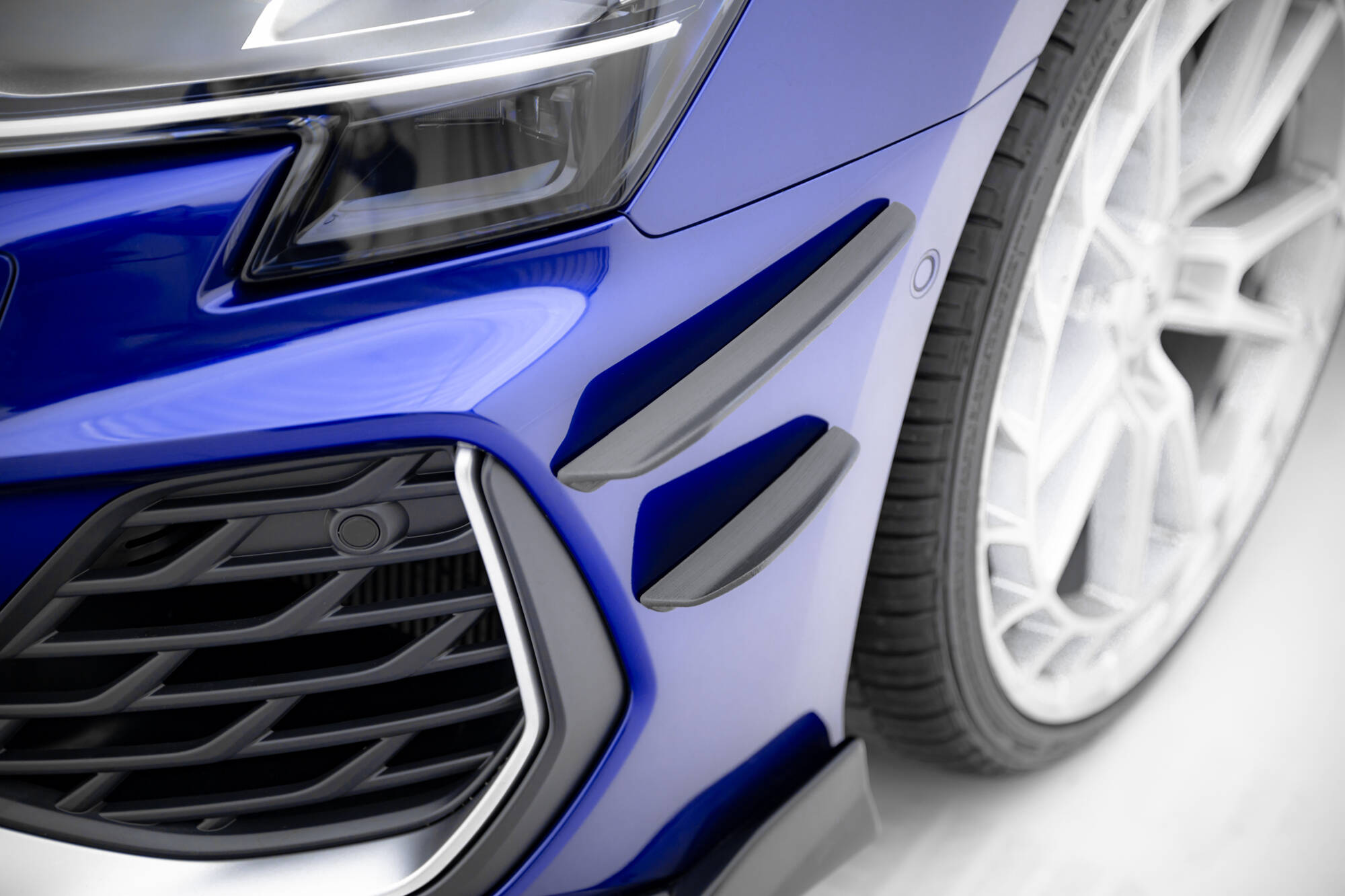 FRONT BUMPER WINGS (CANARDS) SUITABLE FOR AUDI A3 S-LINE SEDAN / S3 SEDAN 8Y FACELIFT – MAXTON DESIGN - 6