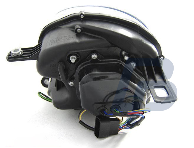 HEADLIGHTS BMW MINI (COOPER) R60 COUNTRYMAN 10-14 TUBE LIGHT BLACK - 3