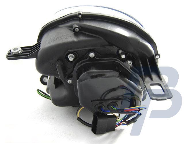 HEADLIGHTS BMW MINI (COOPER) R60 COUNTRYMAN 10-14 TUBE LIGHT CHROME - 3
