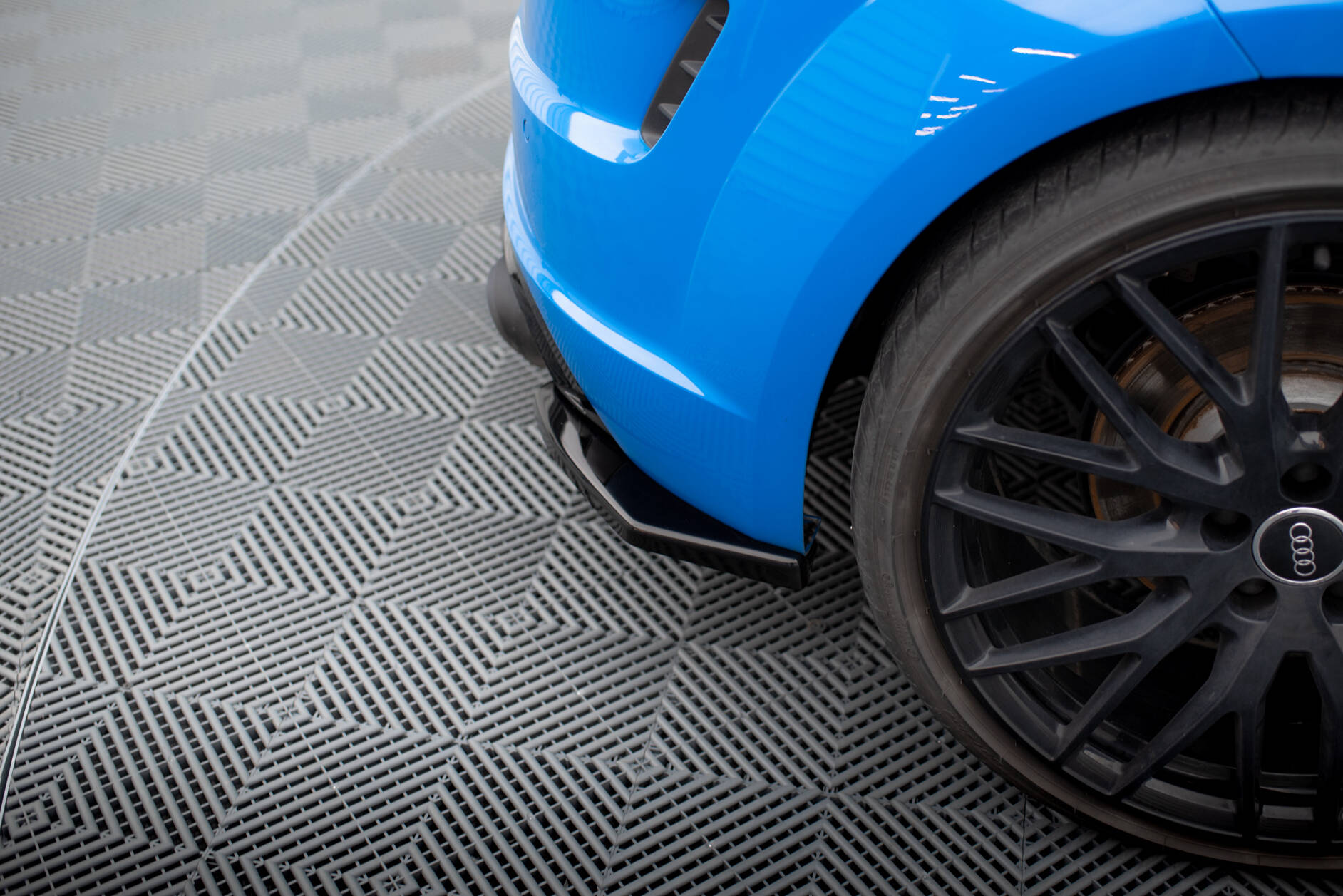 Rear Side Splitters Audi TT S 8S Facelift - 4