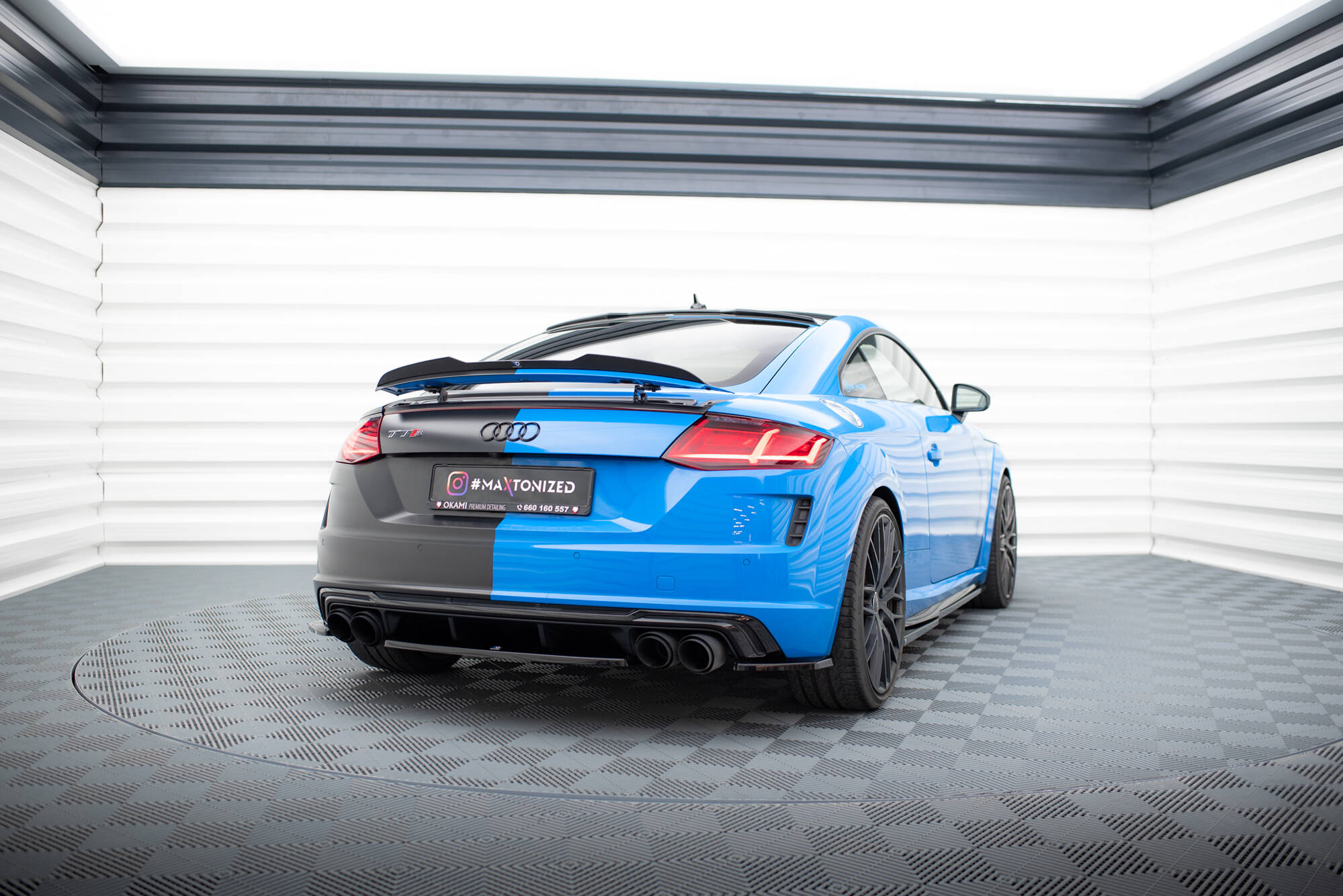 Rear Side Splitters Audi TT S 8S Facelift - 5