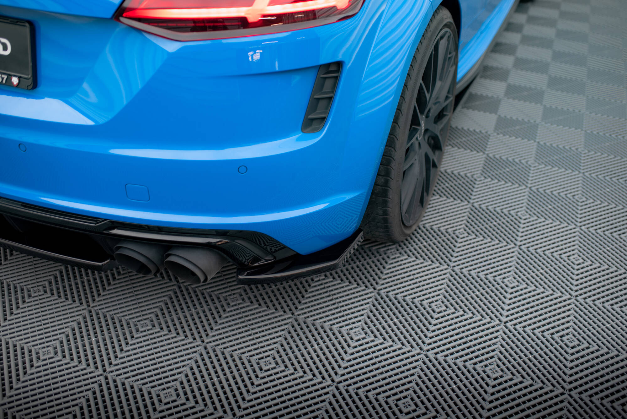 Rear Side Splitters Audi TT S 8S Facelift - 3
